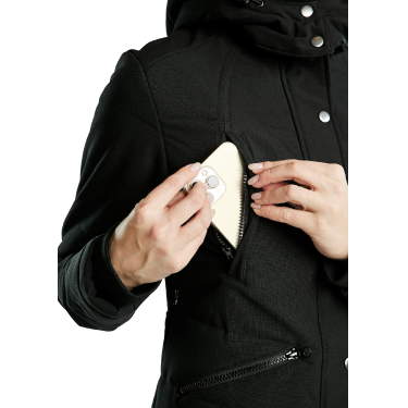 Veste Montar extra longue Dicte femme Noir