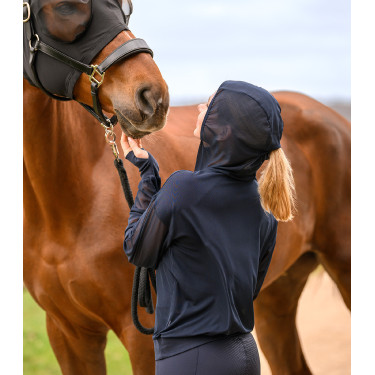 Pull à capuche anti-mouches ELT Ruby Bleu profond