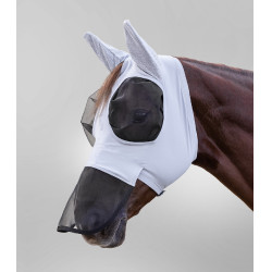 Masque anti-mouches Waldhausen Puck protection nasale Gris argent Masque anti-mouches Waldhausen Puck protection nasale Gris argent