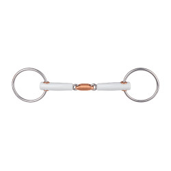 Mors de bride Beris double brisure anneau 6 cm