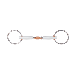 Mors de bride Beris double brisure anneau 6 cm