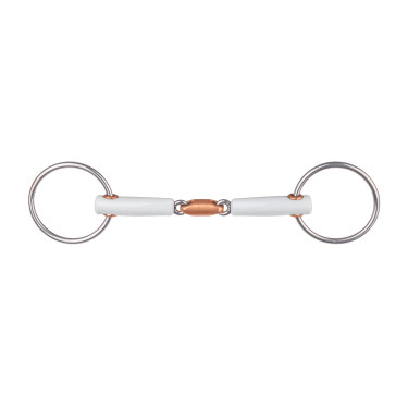 Mors de bride Beris double brisure anneau 6 cm