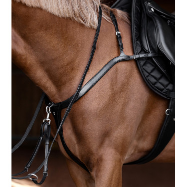 Collier de chasse Waldhausen X-Line long pont Marron