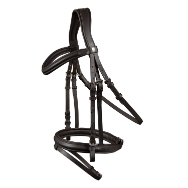 Bridon Waldhausen X-Line London muserolle combinée Marron