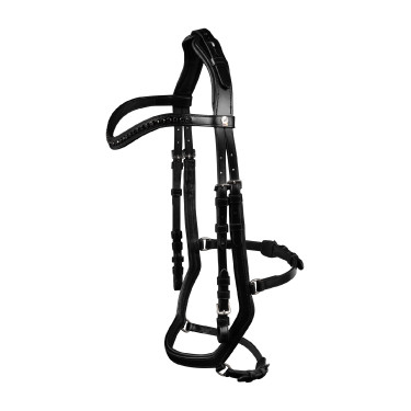 Bridon Waldhausen X-Line Relaxation muserolle anatomique Noir