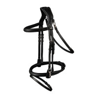 Bridon Waldhausen X-Line Work muserolle combinée Noir