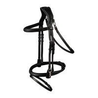 Bridon Waldhausen X-Line Work muserolle combinée Noir