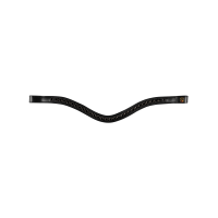 Bridon verni Waldhausen S-Line Blackshine muserolle combinée pull back Noir Bridon verni Waldhausen S-Line Blackshine muserolle combinée pull back Noir