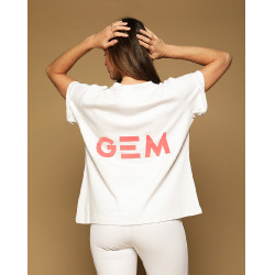 Tee-shirt GEM Eclair Blanc Tee-shirt GEM Eclair Blanc