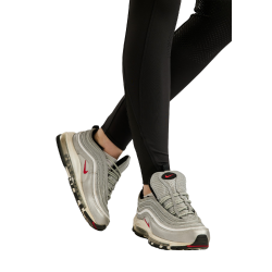 Legging Montar MoZuna Refined Pintucks et gun metal crystals full grip femme Noir