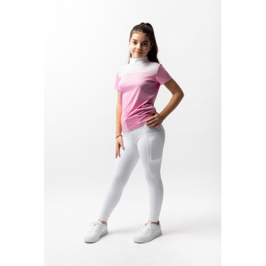 Polo de concours Horze Kaya enfant strass Polo de concours Horze Kaya enfant strass
