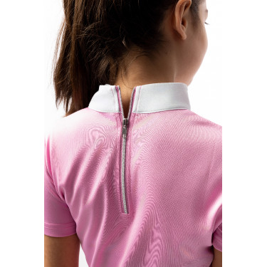 Polo de concours Horze Kaya enfant strass Polo de concours Horze Kaya enfant strass