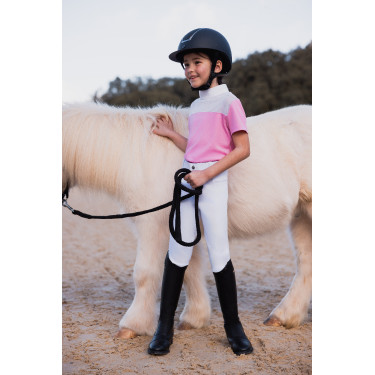 Polo de concours Horze Kaya enfant strass Polo de concours Horze Kaya enfant strass