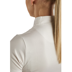 Polo de concours Montar MoViolet crystal gun metal femme Blanc