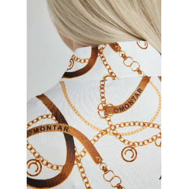 Polo manches courtes Montar imprimé Haily Bridle femme Polo manches courtes Montar imprimé Haily Bridle femme