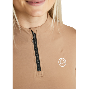 Polo d'entrainement Montar MoStar manches courtes inserts en mesh femme Polo d'entrainement Montar MoStar manches courtes inserts en mesh femme