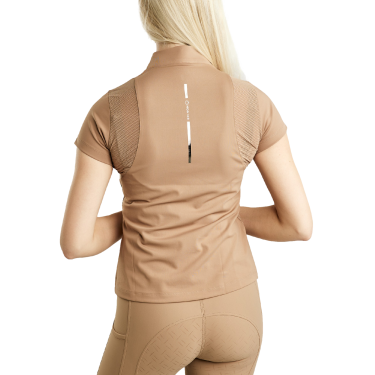 Polo d'entrainement Montar MoStar manches courtes inserts en mesh femme Polo d'entrainement Montar MoStar manches courtes inserts en mesh femme