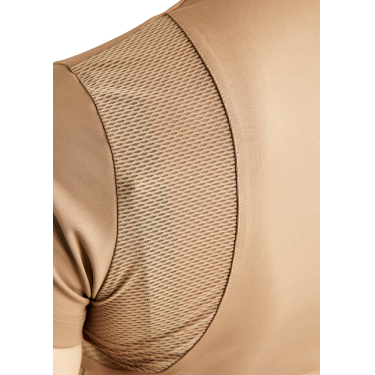 Polo d'entrainement Montar MoStar manches courtes inserts en mesh femme Polo d'entrainement Montar MoStar manches courtes inserts en mesh femme