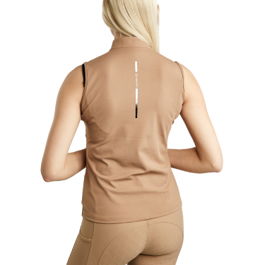 Polo sans manches Montar MoStar inserts en mesh femme Polo sans manches Montar MoStar inserts en mesh femme