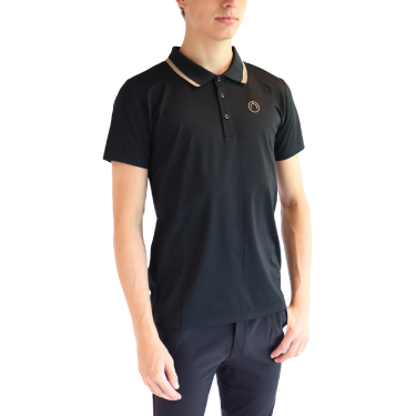 Polo manches courtes Montar MoDrake col et logo contrasté homme Polo manches courtes Montar MoDrake col et logo contrasté homme