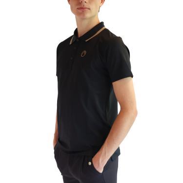 Polo manches courtes Montar MoDrake col et logo contrasté homme Polo manches courtes Montar MoDrake col et logo contrasté homme