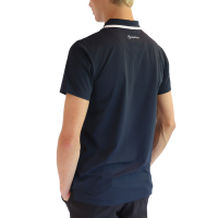 Polo manches courtes Montar MoDrake col et logo contrasté homme Noir Polo manches courtes Montar MoDrake col et logo contrasté homme Noir
