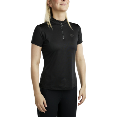 Polo manches courtes Montar MoBlair avec crystal gun metal Junior