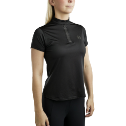 T-shirt d'entrainement Montar MoBriella Junior avec crystal gun metal