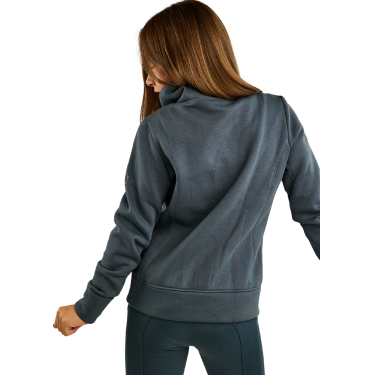 Sweatshirt Montar MoNaja Junior fermeture latérale crystals rosegold Ardoise foncée Gris