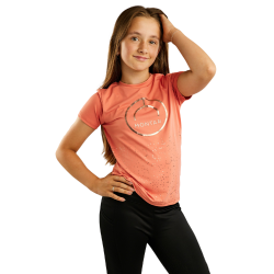 T-shirt manches courtes Montar MoNille Junior imprimé rosegold