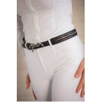 Ceinture Pénélope Signature strass Noir