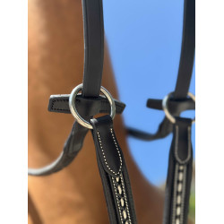 Flèche de martingale Pénélope Point sellier Noir Flèche de martingale Pénélope Point sellier Noir