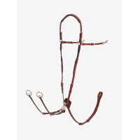 Collier de chasse avec martingale LeMieux Chestnut Marron