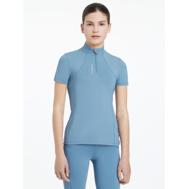 Base Layer LeMieux Young Rider Classique manches courtes Ice blue Bleu