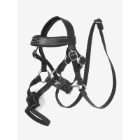 Bridon à muserolle croisée LeMieux Toy Pony Noir