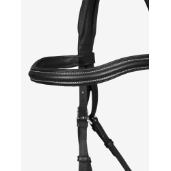 Bridon de muserolle fendu Arika LeMieux Noir