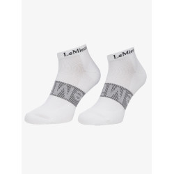 Chaussettes de sport LeMieux par 3 Blanc