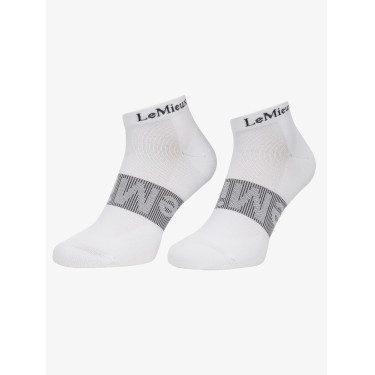 Chaussettes de sport LeMieux par 3 Blanc