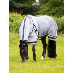 Chemise anti-mouches Kudos LeMieux AeroGuard Gris / marine