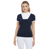 Chemise de concours LeMieux Sophia manches courtes Marine Bleu marine Chemise de concours LeMieux Sophia manches courtes Marine Bleu marine