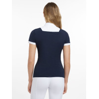 Chemise de concours LeMieux Sophia manches courtes Marine Bleu marine Chemise de concours LeMieux Sophia manches courtes Marine Bleu marine