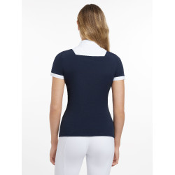 Chemise de concours LeMieux Sophia manches courtes Marine Bleu marine Chemise de concours LeMieux Sophia manches courtes Marine Bleu marine