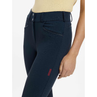Pantalon d'équitation à basanes silicone Imogen Marine Bleu marine