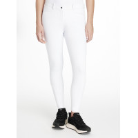 Pantalon d'équitation à basanes silicone Imogen Blanc