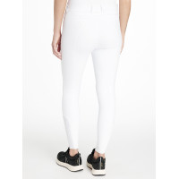 Pantalon d'équitation à basanes silicone Imogen Blanc