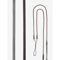 Rênes allemandes LeMieux en cuir Marron Rênes allemandes LeMieux en cuir Marron