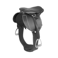Selle de CSO avec sangle bavette LeMieux Toy Pony Noir