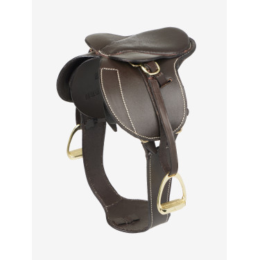Selle de CSO avec sangle bavette LeMieux Toy Pony Marron Selle de CSO avec sangle bavette LeMieux Toy Pony Marron