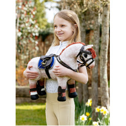 Selle de CSO avec sangle bavette LeMieux Toy Pony Marron Selle de CSO avec sangle bavette LeMieux Toy Pony Marron