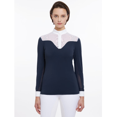 Polo de concours LeMieux Emily manches longues Polo de concours LeMieux Emily manches longues